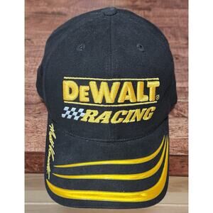 Matt Kenseth Men's DeWalt Racing Hat # 17 - Checkered Flag Sports Adjustable EUC